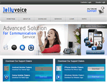 Tablet Screenshot of jellyvoice.com